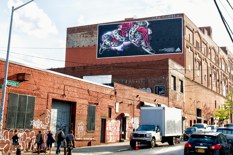 Ellos petróleo Asimilar adidas x Colossal Media Bring Urban Running to Life Through Art in Bushwick  - The Render Network