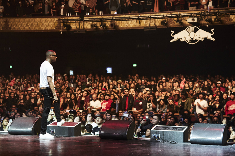 YG at The Wiltern as part of Red Bull Sound Select Presents: 30 Days in LA, in Los Angeles, CA, USA on 29 November, 2016.  // Paul Carter / Red Bull Sound Select / Content Pool // P-20161130-00834 // Usage for editorial use only // Please go to www.redbullcontentpool.com for further information. //