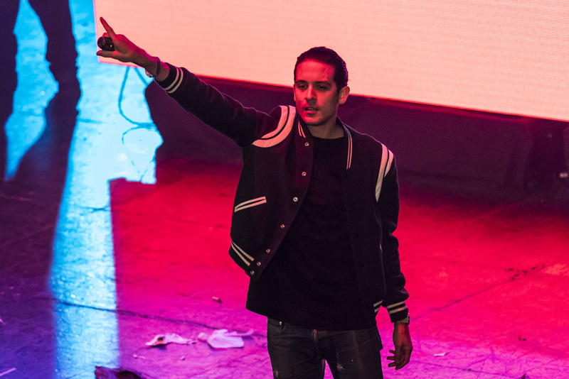 G-Eazy joins YG on stage as a guest during his performance at The Wiltern Theater as part of Red Bull Sound Select Presents: 30 Days in LA, in Los Angeles, CA, USA on 29 November, 2016. // Marv Watson / Red Bull Sound Select / Content Pool // P-20161130-00676 // Usage for editorial use only // Please go to www.redbullcontentpool.com for further information. //